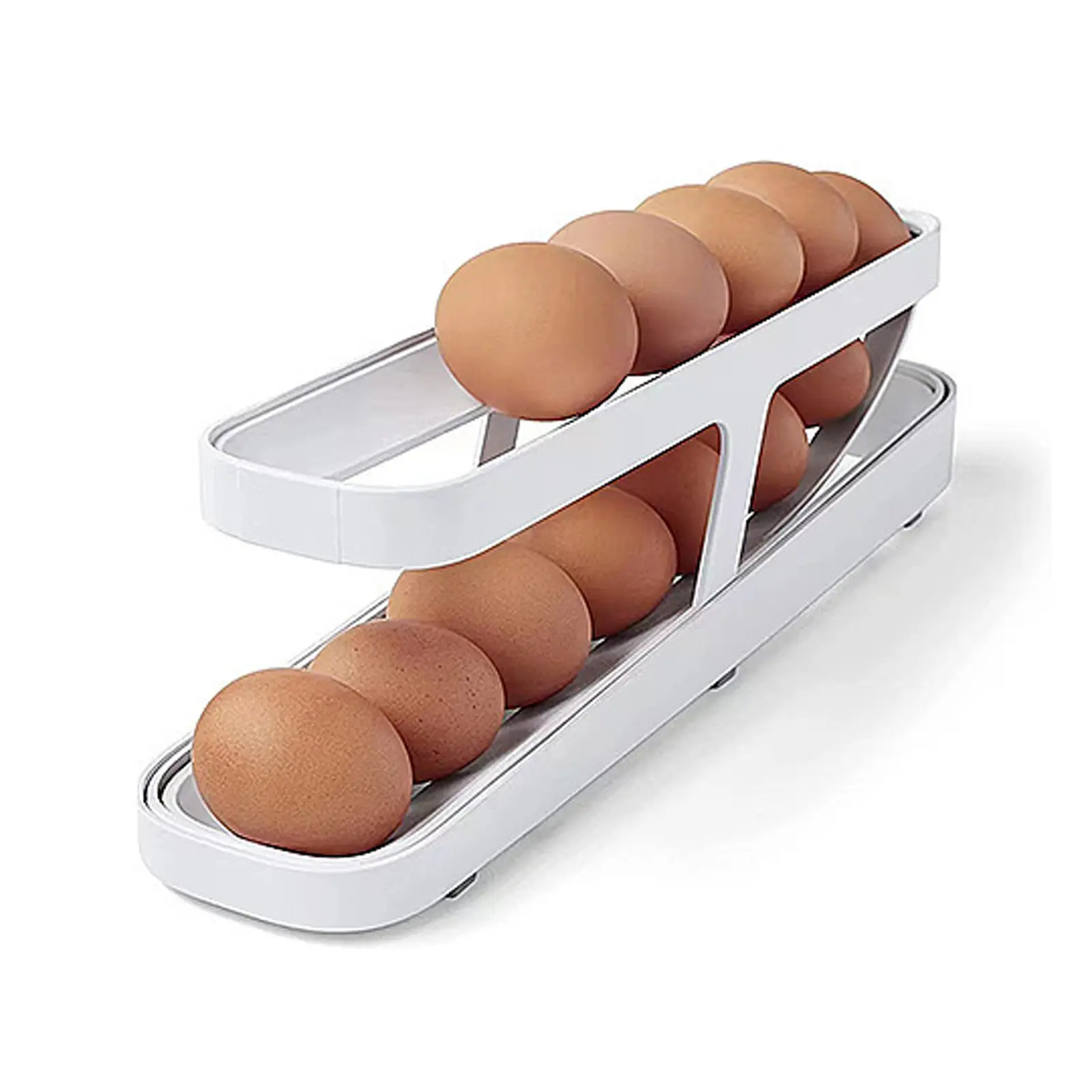 2023 New Hot Selling Automatic Rolling Egg Vorrats behälter Kühlschrank Automatic Rolling Egg Dispenser