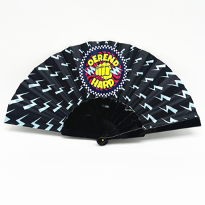 Ventilador de Mano de Plástico con Diseño de Dibujos Animados, Personalizable, Portátil, para Publicidad, Regalo Promocional QM al por Mayor - Product Image 1