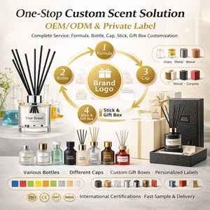 Aikun Modern Lemon Scented 120ml Clear Bottle Reed <b>Diffuser</b> Set With IP12 High-End Formula Custom Gift Box For Living Room - Product Image 6