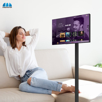 Pantalla giratoria inteligente portátil 2025 21,5 27 32 pulgadas pantalla táctil IPS móvil Android 13 IPTV pantalla táctil Smart TV