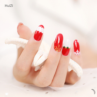 Huizi Wholesale Nouveaux Autocollants pour Ongles de Noël, Stickers d'Art Ongulaire en Gel