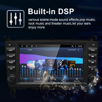 Reproductor Multimedia para Auto STWEI de 8 Pulgadas con Android AUTO y Carplay, Radio, Bluetooth, Navegación GPS para Mercedes Benz Clase C W203 RDS