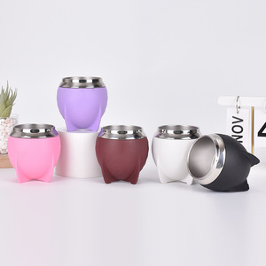 Mini tasse à maté <span class=keywords><strong>argentine</strong></span> créative en acier inoxydable 304, tasse à café isotherme à double paroi sous vide - Product Image 2