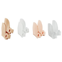 Gels de silicone avec emballage personnalisé Correcteur d'orteils Séparateur d'orteils Entretoises d'orteils pour le soulagement des oignons Protecteur d'oignons