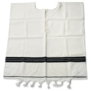 Cotton & Polyester Casual Autumn Breathable Plain <b>White</b> Tzitzit - Product Image 4