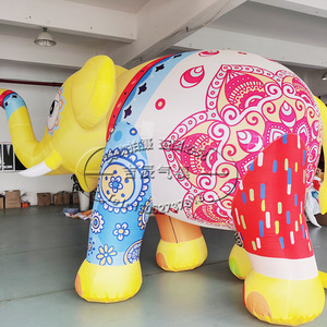 Elefante Inflable de Dibujos Animados, Material de PVC, de 8 a 13 Años, Modelo para Exhibición en Parques Temáticos de Animales - Product Image 3