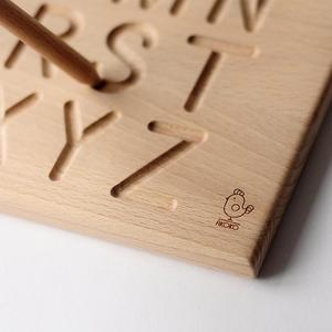 Amazon Venta de alta calidad de juguetes de madera con letras mayúsculas <span class=keywords><strong>y</strong></span> minúsculas para aprendizaje creativo <span class=keywords><strong>en</strong></span> 2020 - Product Image 5