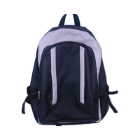 Sac à dos scolaire 2026 en polyester noir et gris pour garçons – Grande vente