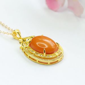 Collier pendentif grand format en cire d'abeille ancienne Ximang 2026 pour femme, <span class=keywords><strong>ambre</strong></span> <span class=keywords><strong>russe</strong></span>, livraison directe d'usine S2120508 - Product Image 3
