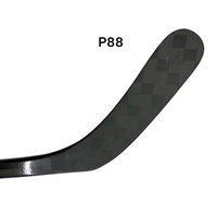 Bâton de hockey sur glace en fibre de carbone à motifs ZENK Professional avec flexibilité 20-105, multi-tailles et multi-poids pour l'entraînement