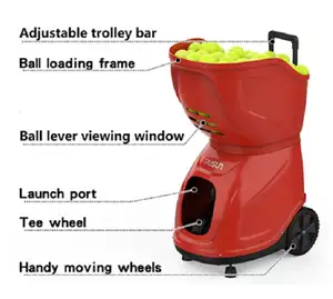 PUSUN yeni varış profesyonel Padel tenis topu makine eğitmeni besleyici PT9001