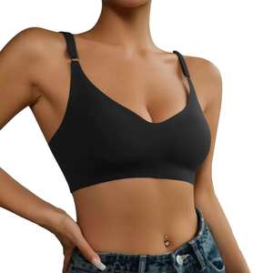 Soutien-gorge push-up grande taille pour femme, confortable, respirant, sans armatures, en maille, pour le sport, vente en gros directe usine OEM, avec logo - Product Image 6