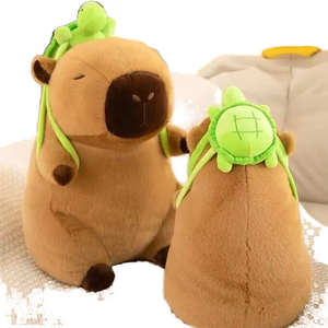 คาพิบาร่าของเล่นตุ๊กตาผ้ากำมะหยี่, ของเล่นตุ๊กตาสัตว์นุ่มนิ่ม - Product Image 2