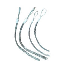 Poignées de câble en acier galvanisé à maille simple pour la protection des fils, diamètre de fil 16-22 mm, longueur personnalisable