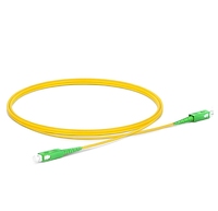 Fiber Patch Cord SC LC UPC APC 1m Single Mode LSZH 2.0mm 3.0mm Yellow
