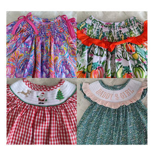 Set Primaverile Personalizzato <span class=keywords><strong>per</strong></span> Bambina con Motivo Floreale, Abbigliamento Senza Maniche <span class=keywords><strong>per</strong></span> <span class=keywords><strong>Bambini</strong></span> all'Ingrosso - Product Image 5