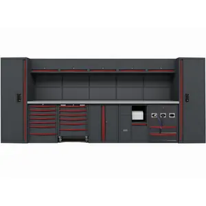 Removable Large Capacity Garage Workshop Steel Combination Tool Cabinet Trolley