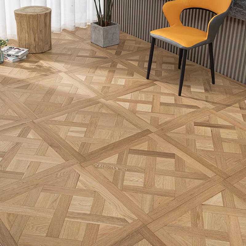 Chêne couleur naturelle Versailles, plancher 600 * 600 * 15 ; 1㎡