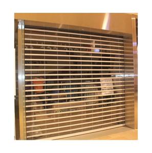 <span class=keywords><strong>Goldway</strong></span> America Style Porte roulante électrique Écran en fibre de verre Design moderne pour la décoration de centres commerciaux Ouverture latérale en acier transparent - Product Image 3