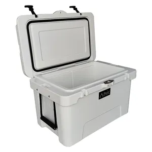 Portable Delivery Ice Chest Rolling Cool Box Transport Cooler Box