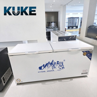 Commercial -18 ° Congélateur à ultra-basse température C avec porte en mousse épaisse, dégivrage automatique, congélation rapide, grande capacité