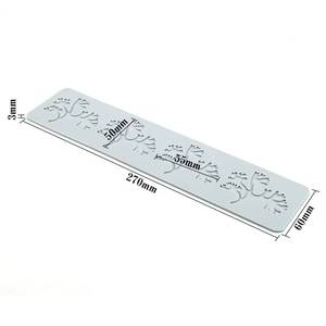 Food Grade 3D Number Shaped Reusable <b>Silicone</b> Pastry Mold Thin Tuilles Soap & Cake Tool with Decorative Mat Seaweed Stencil - Product Image 2