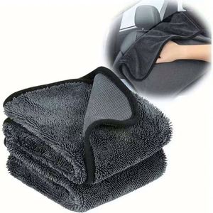 Serviette en microfibre tressée ultra-fine à séchage rapide, taille et poids personnalisables pour le nettoyage automobile - Product Image 4