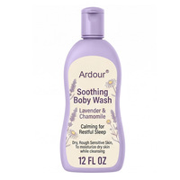 Gel corporel extra-doux pour nouveau-nés, marque privée OEM, huiles de jojoba pures pour le bain quotidien, savons lavants pour bébés, fluide de bain quotidien