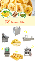 Puces commerciales complètement automatiques de plantain de banane faisant la machine avec la capacité 100KG/ 200KG / 500 KG/H