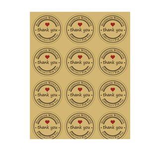 Etiqueta Adhesiva de Agradecimiento Más Vendida, Etiquetas de Agradecimiento con Forma de Corazón para Venta al por Mayor - Product Image 4