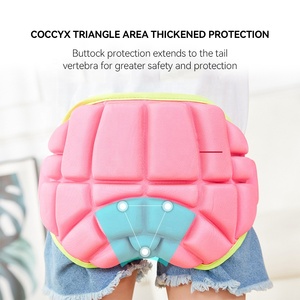 Almohadillas <span class=keywords><strong>3D</strong></span> personalizadas para las caderas para niños, esponja acolchada, antideslizante, ligera, almohadilla para el trasero, pantalones de Patinaje - Product Image 3