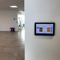 Tablet PC con Pantalla Táctil de 7 Pulgadas, Android, Alimentación PoE, Instalación en Pared para Automatización del Hogar