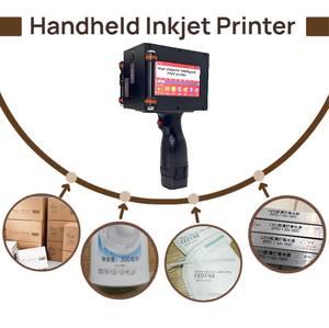 ハンドヘルドインクジェットプリンター/ハンドヘルドインクコーディングマシン ポータブルインクジェットマーキングマシン 衣類タグ日付印字用洗濯可能なインク - Product Image 6
