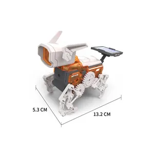Nuovo esperimento di scienza dell'energia fai da te assemblare lo spazio di programmazione intelligente blocchi di costruzione di cani meccanici 4 giocattoli opzionali