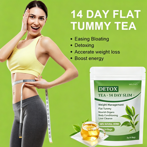 Té de Jazmín Orgánico de 14 Días para un Vientre Plano <span class=keywords><strong>Keto</strong></span>, Suplemento para la Pérdida de Peso Más Rápida con Vitaminas de Hierbas de Belleza, Empaque en Caja para Adultos - Product Image 3