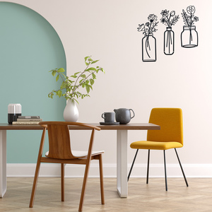 Muro di casa moderna scultura <span class=keywords><strong>in</strong></span> <span class=keywords><strong>ferro</strong></span> <span class=keywords><strong>battuto</strong></span> fiori vaso <span class=keywords><strong>in</strong></span> metallo decorazione della <span class=keywords><strong>parete</strong></span> per soggiorno camera <span class=keywords><strong>da</strong></span> letto accento appeso a <span class=keywords><strong>parete</strong></span> arte - Product Image 6