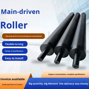 مجموعة بكرات ناقلة جديدة من الفولاذ المقاوم للصدأ والفولاذ الكربوني للخطوط الإنتاجية، بكرات مطلية للبيع المباشر من المصنع - Product Image 3