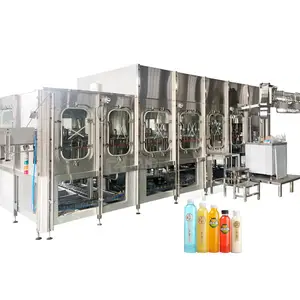 High Speed Automatic 9000BPH Plastic Bottle Juice Filling And Packing Machines Price