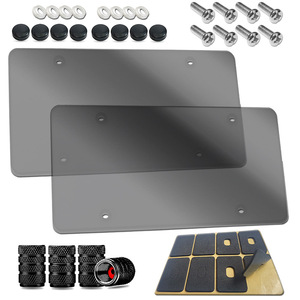 Marco Universal Personalizado para Matrícula Estadounidense de 4 Orificios - Marco Transparente de Plástico para Matrícula de Automóvil - Product Image 2