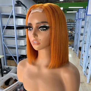 Perruque Bob Frontale 13x4 Pas Chère, Coupe Droite, 100% Cheveux Humains Vierges Naturels, Perruque Bob Brésilienne Remy Transparente Personnalisable - Product Image 1