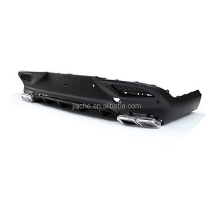 Difusor de Labio de Parachoques Trasero Negro PP con Puntas de Escape para <span class=keywords><strong>Mercedes</strong></span> Benz Clase <span class=keywords><strong>GLE</strong></span> W292 C292 GLE63 <span class=keywords><strong>AMG</strong></span> Coupé 2016-<span class=keywords><strong>2018</strong></span> - Product Image 3
