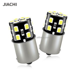 JIACHI 1156 bombillas de luz LED interiores para RV Camper remolque Barco, Super brillante 18-SMD 4500K blanco natural BA15S BA15D bombilla Led - Product Image 1