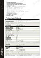 Commutateur réseau industriel L3 géré, 24 ports RJ45 1000/100/10 Mb + 4 ports SFP 1G