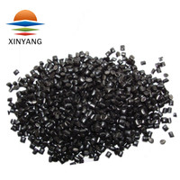 Masterbatch Karbon Berkualitas Tinggi untuk Pencetakan Injeksi, Granul Plastik Hitam Mengkilap dengan Aliran Tinggi