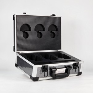 Valise à cadre en aluminium personnalisée et inserts en mousse à cellules fermées haute densité avec panneau en <span class=keywords><strong>fibre</strong></span> de carbone Matériau de rembourrage de protection - Product Image 2