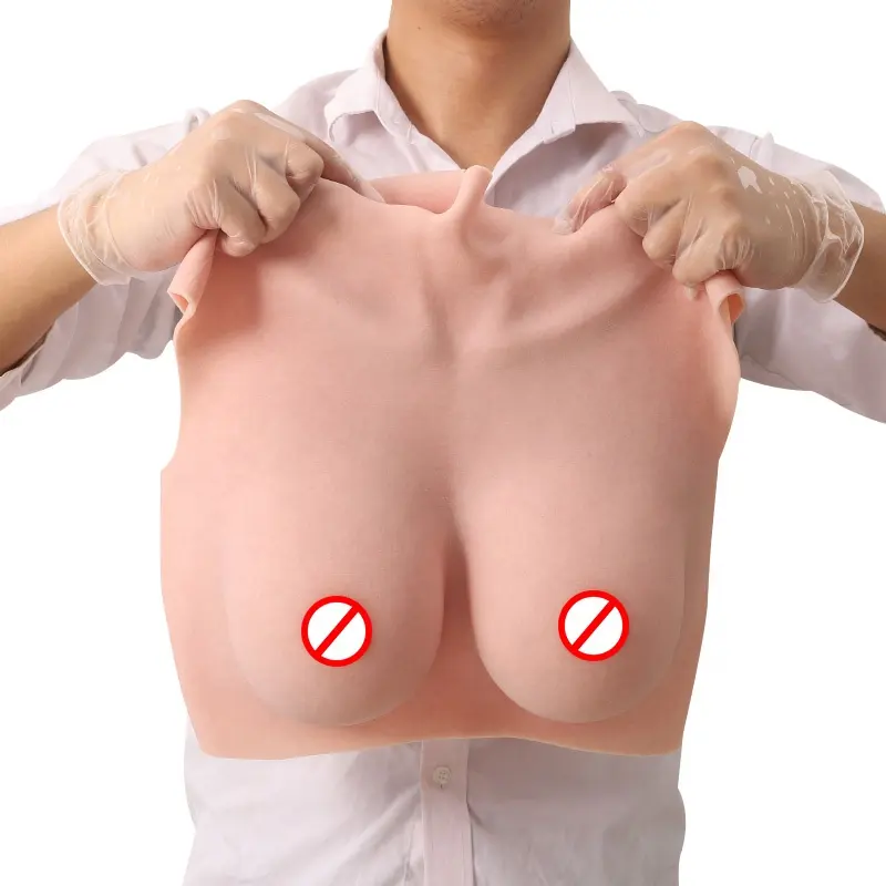 2023 Crossdresser Cosplay Realistic Silicone breast form fake breasts huge fake boobs for Shemale Transgender