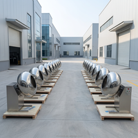 Machine à enrober les comprimés ZLU SS304 BY-1000 pour noix, chocolat, miel, cacahuètes et sucre, faible bruit, pour moulin à farine et utilisation en cave de vin, 220V/380V
