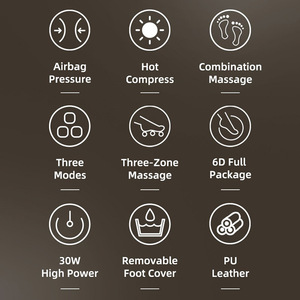 Masseur corporel électrique Shiatsu avec rouleaux, machine de massage des pieds et des jambes avec coussins d'air et télécommande, <span class=keywords><strong>spa</strong></span> détoxifiant pour les pieds - Product Image 5