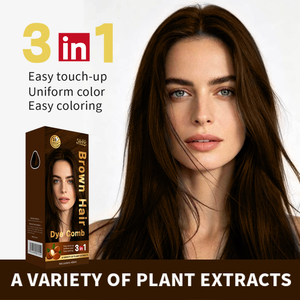 Crema Colorante Semipermanente per <span class=keywords><strong>Capelli</strong></span> Marrone Scuro Facile da Usare a Casa, con Estratti Vegetali Naturali, Lunga Durata, Colore Caffè, per Tutti i Tipi di <span class=keywords><strong>Capelli</strong></span> - Product Image 4