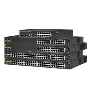 Aruba 6100 48G Class10 PoE 4SFP + 370W saklar jaringan JL675A 48 port